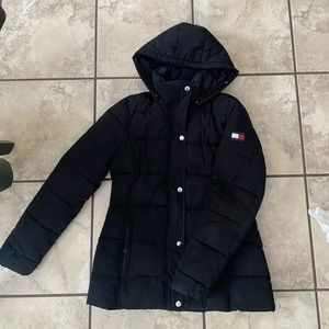 Tommy Hilfiger black puffer jacket
